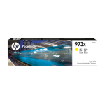 Toner HP PageWide Original 973X Amarelo de Elevado Rendimento