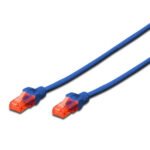 Cabo de Rede Ewent IM1013 Patch Cable CAT 6 UTP 2m Azul