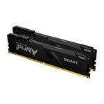 Memória RAM Kingston Fury Beast 16GB (2x8GB) DDR4 3600MHz CL17 Preta