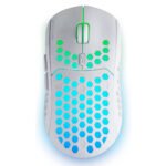 Rato Mars Gaming MMW3 RGB Wireless Branco