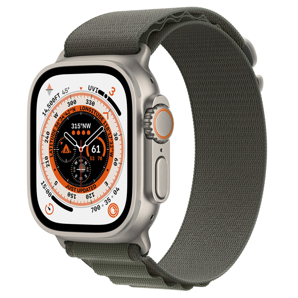 Apple Watch Ultra 2 GPS + Celular 49mm Caixa Titânio com Correia Loop Trail  Laranja/Bege M/L - Switch Technology