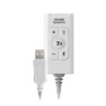 Placa de Som USB Mars Gaming MSC2 7.1 + Porta USB Branco