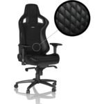 Cadeira Noblechairs EPIC Real Leather Preto