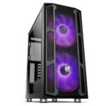 Caixa ATX Nox Hummer Nova RGB Tempered Glass Preta