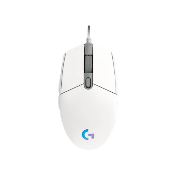 Rato Logitech G102 Lightsync 8000DPI Branco