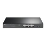 Switch TP-Link TL-SG1218MPE 18 Portas Gigabit Smart Managed PoE+ SFP Rack Mountable