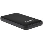 Caixa HDD Tooq 2.5' SATA (9,5mm) UASP Tool Less - USB 3.1 Gen 1 Preto
