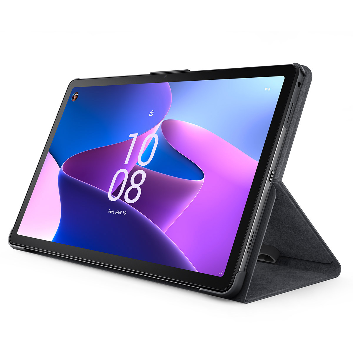 Tablet Lenovo Tab M10 (3rd Gen) 10.1' 4GB/64GB Wi-Fi Storm Grey + Capa Folio Case + Película