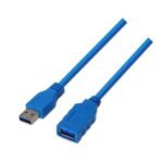 Cabo USB Nanocable 10.01.0901-BL 1m USB A USB A Azul