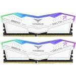 Memória RAM Team Group 32GB (2x16GB) DDR5 6200MHz Delta RGB Branco CL38