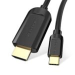 Adaptador de cabo de vídeo Vention CGUBH 2 m USB Type-C HDMI Preto