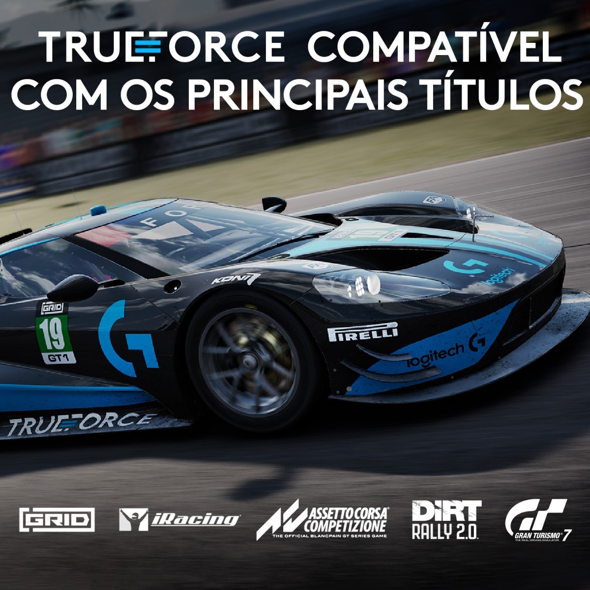 Volante De Corrida C/pedal Logitech G923 Trueforce Ps5 Ps4