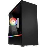 Caixa ATX Kolink Bastion RGB Preto Vidro Temperado