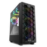 Caixa ATX Sharkoon RGB HEX Vidro Temperado Preta