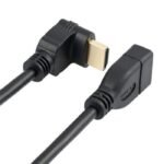 Cabo Extensão HDMI Ewent EC1339 4K 60Hz M/F 270º 0.15m Preto
