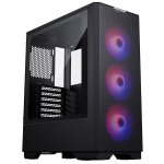 Caixa ATX Phanteks Eclipse G300 Air 3x 120mm DRGB Incluidas Vidro Temperado Preto