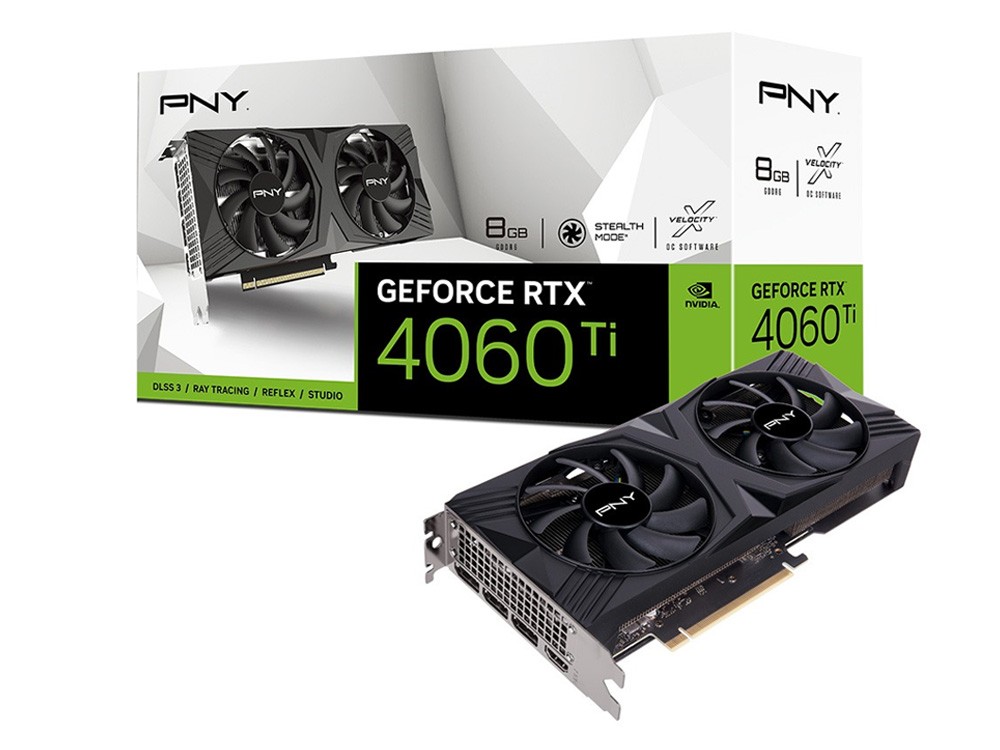 Placa de Video RTX 4060 TI 8GB GDDR6 128 Bits VENTUS 2X OC MSI 912-V515