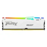 Memoria Ram 64GB 5600MT/s DDR5 CL40 DIMM (Kit of 4) FURY Beast White RGB XMP