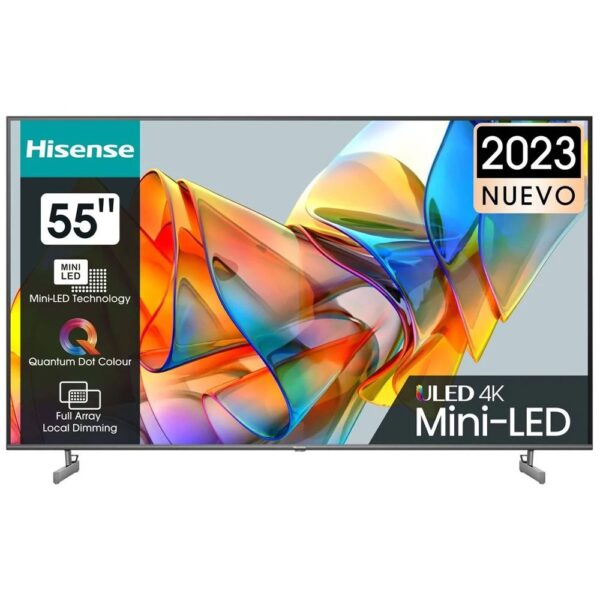 Televisão Smart TV Hisense Série U6KQ (2023) 55" Mini-LED 4K UHD VIDAA