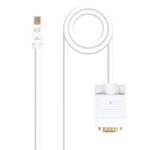 Cabo Conversor Nanocable Mini DisplayPort/M > VGA/M 2 M Branco