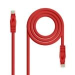 Cabo de Rede Nanocable RJ45 LSZH CAT.7 600MHZ SFTP AWG26 25 CM Vermelho