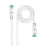 Cabo de Rede Nanocable RJ45 LSZH CAT.7 600MHZ SFTP AWG26 30 CM Branco