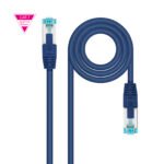 Cabo de Rede Nanocable RJ45 LSZH CAT.7 600MHZ SFTP AWG26 2 M Azul