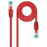 Cabo de Rede Nanocable RJ45 LSZH CAT.7 600MHZ SFTP AWG26 2 M Vermelho