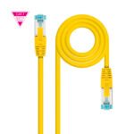Cabo de Rede Nanocable RJ45 LSZH CAT.7 600MHZ SFTP AWG26 2 M Amarelo