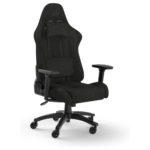 Cadeira Gaming Corsair TC100 RELAXED - Couro sintético Preto/Preto