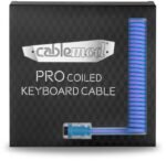 Cabo Coiled CableMod Pro para Teclado USB A - USB Type C 150cm - Galaxy Blue - Image 5