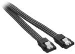 Cabo SATA III CableMod ModMesh 30cm Carbono