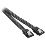 Cabo SATA III CableMod ModMesh 30cm Carbono
