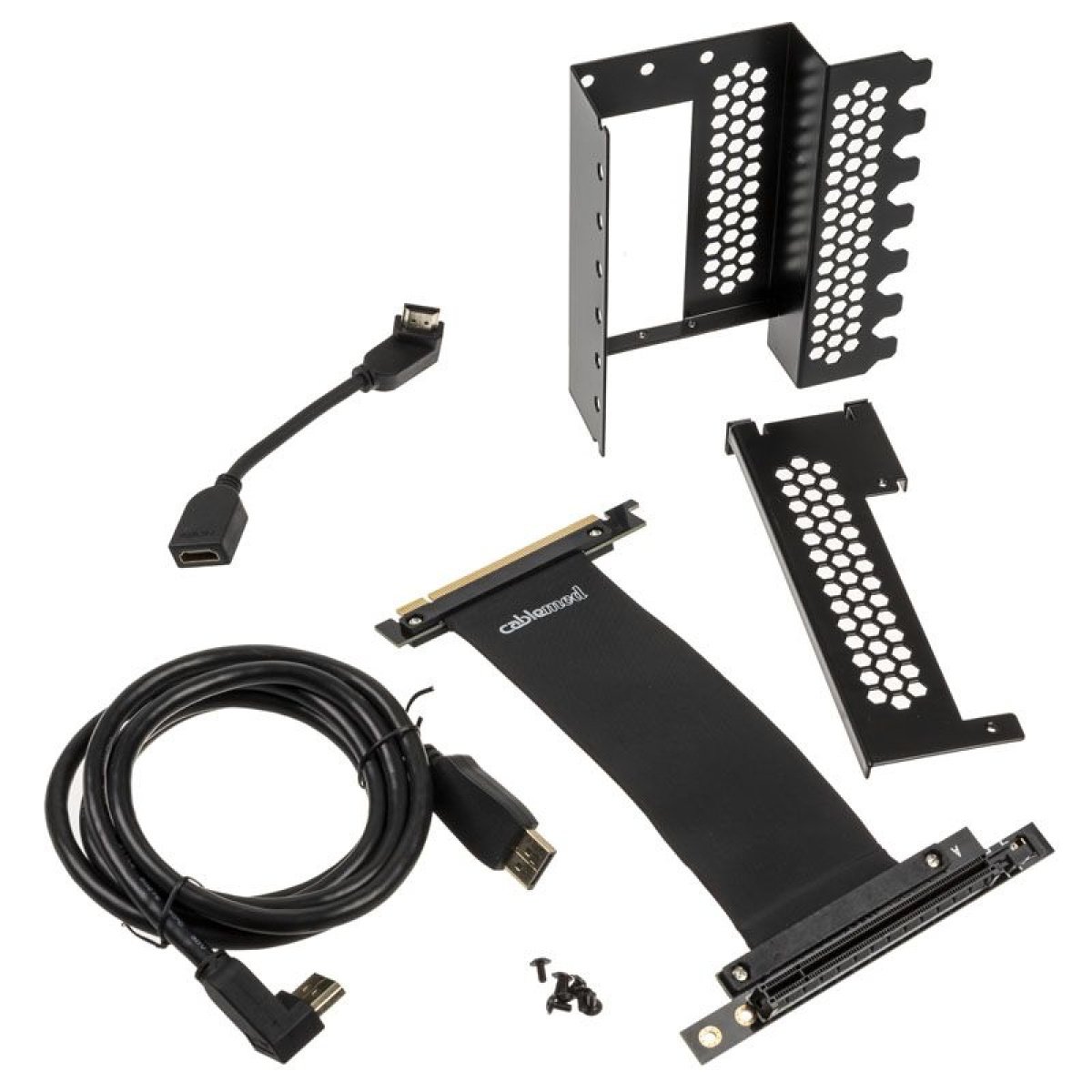 Suporte Vertical CableMod com riser para placa gráfica 1x DP 1xHDMI - Image 1