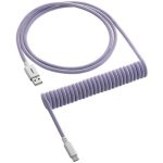 Cabo Coiled CableMod Classic para Teclado USB A - USB Type C 150cm - Rum Raisin