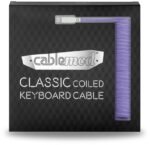 Cabo Coiled CableMod Classic para Teclado USB A - USB Type C 150cm - Rum Raisin - Image 4