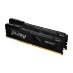 Memória RAM Kingston Fury Beast 32GB (2x16GB) DDR4 3200MHz 2R CL16 Preta