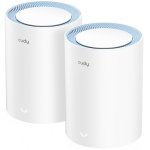Sistema Mesh Cudy M1200 AC1200 Dual-Band WiFi 5 Mesh 10/100Mbps (Pack 2)