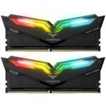 Memória RAM Team Group 16GB (2x8GB) DDR4 3200MHz Night Hawk Preto