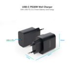 Carregador de parede Tooq USB-C PD20W Preto - Image 2