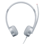 Headset Lenovo 100 Stereo Analog Cinzento