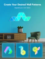 Paineis de Luz Led Triangulares Govee H6067 Glide Triangle RGB - Image 7