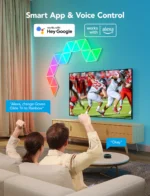 Paineis de Luz Led Triangulares Govee H6067 Glide Triangle RGB - Image 5