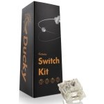 Pack 110 Switches Ducky Gateron G Pro White Mecânicos 3-Pin Linear MX-Stem 38g