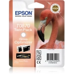 Tinteiro EPSON T0870 Otimizador de Brilho (Pack 2)