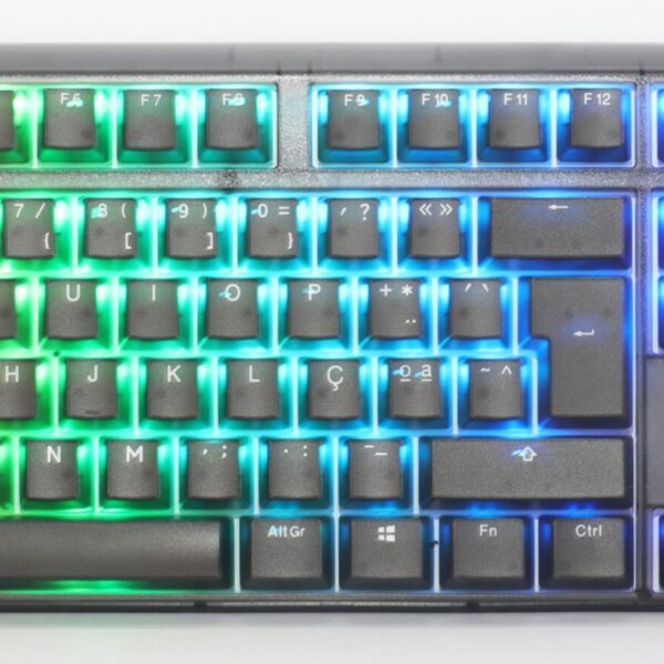 Teclado Mecânico Ducky One 3 Aura Black Full-Size Hot-Swappable MX-Brown PBT PT