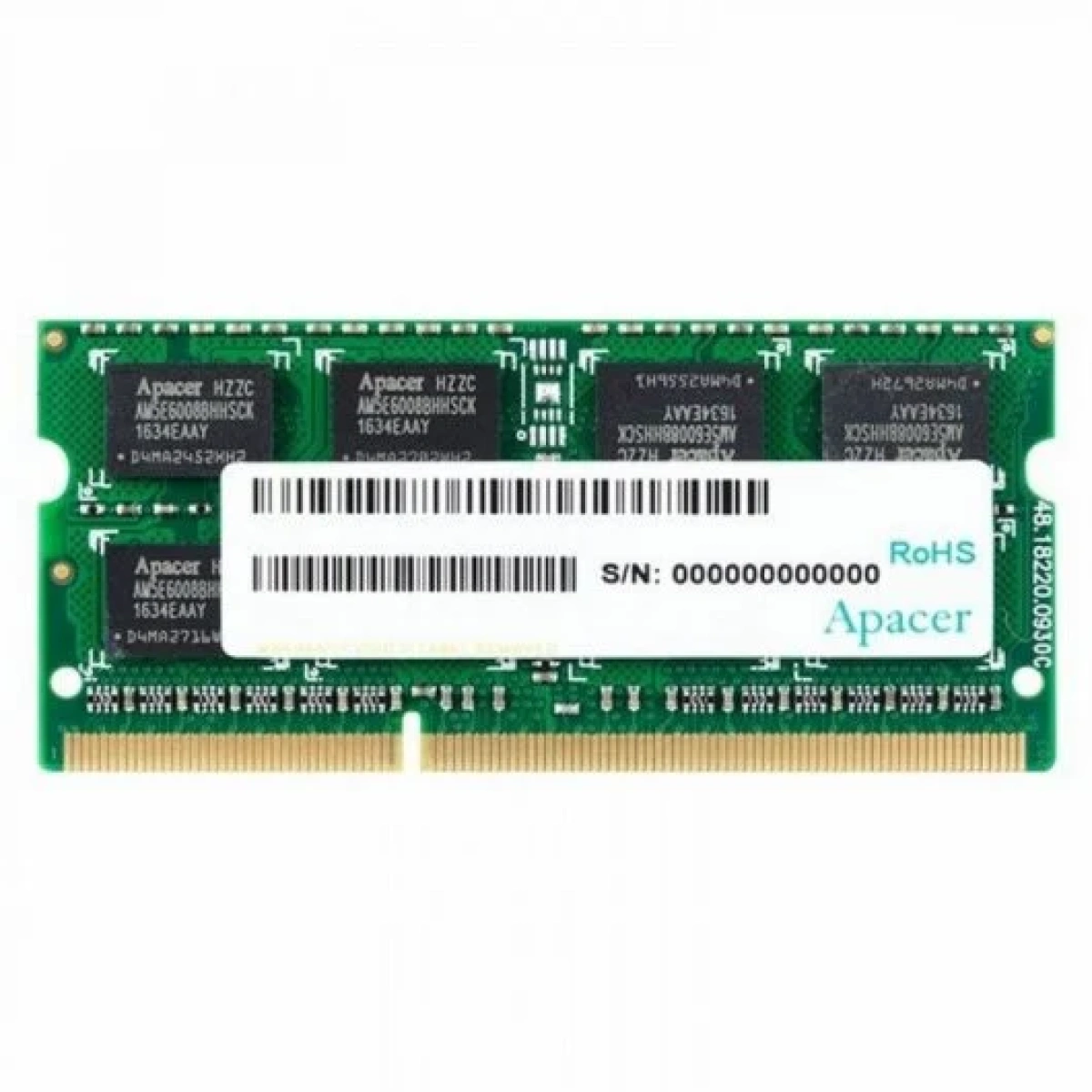 1269 apacer ddr3l so dimm 1600mhz pc3 12800 8gb cl11
