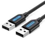 Cabo USB 2.0 Vention COJBC/ USB Macho - USB Macho/ 50cm/Preto