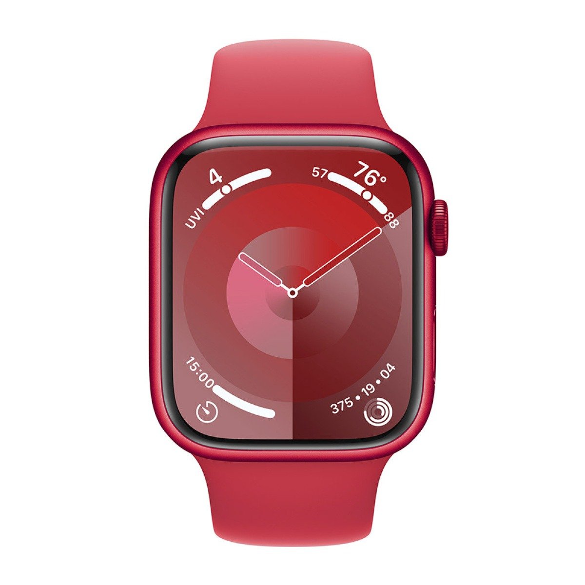 Apple Watch Series 9 GPS + Cellular 45mm Alumínio RED c/ Bracelete Desportiva RED - S/M - Image 1
