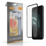 Película ACCETEL 2D Full Glue Glass - IPhone X / XS Preto